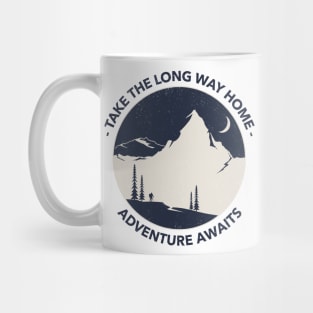 adventure awaits Mug